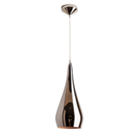 modern hanging light front view full length isolate on transparency background png