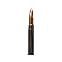 Bullet gun top view full length isolate on transparency background png
