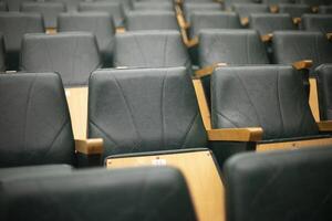 Seats in audience. Places to study. Lots of chairs. photo