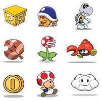 The Illustration of Enemy Game Item vector