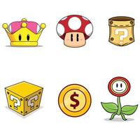 The Illustration of Level Up Game Item vector