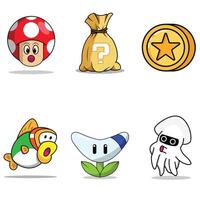 The Illustration of Game Versus Item vector