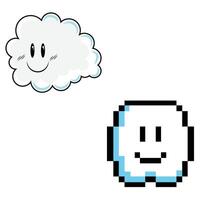 The Illustration of Cloud Game vector