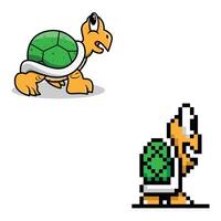 The Illustration of Turtle Game Enemy vector