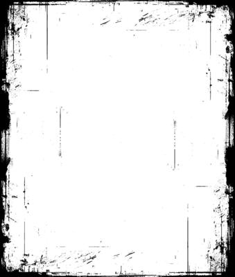 grunge frame with black and white paint, grunge frame