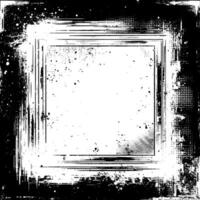 black Vintage grunge border black and white square frame with a white background, A square vintage photo frame, vector