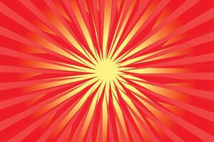 red and black rays retro sunburst background geometric abstract design glow effect circus style comic simply ray decoration fantasy vector