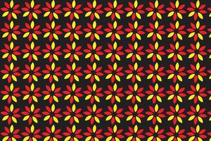 pattern design with flower motif vector