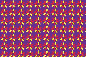Abstract red floral pattern background vector