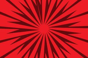 red and black rays retro sunburst background geometric abstract design glow effect circus style comic simply ray decoration fantasy vector
