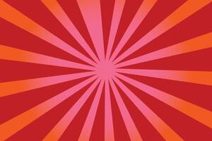 Manga anime action frame lines. Abstract explosive template with speed lines on red background. Motion radial lines. Flash explosion radial lines vector