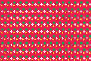 Abstract red floral pattern background vector