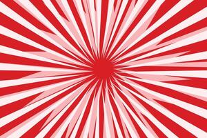 Red sun rays background, Abstract red background vector