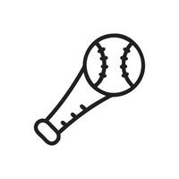 Baseball winning icon on white background vector
