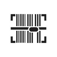 QR code Icon on white background vector
