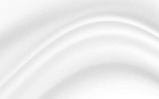 Abstract white gradient with smooth curves for sleek, modern design work vector