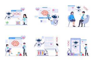 artificial intellegence in medicine vector