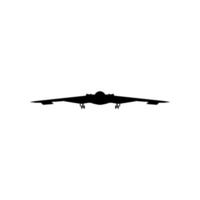 Silhouette of the Jet Fighter, Fighter Aircraft, are military aircraft designed primarily for air-to-air combat vector