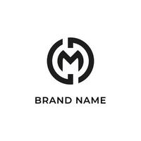 The logo for a company that is called m vector