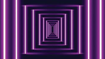 Abstract Futuristic Neon Purple Glowing Background. Futuristic tunnel background vector