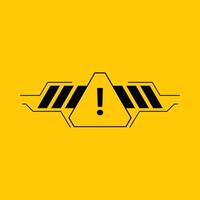 Warning Symbols and Safety Icon with exclamation point vector