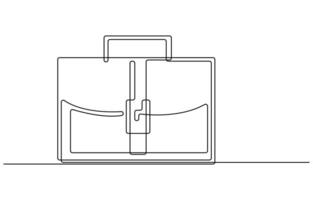 Single continuous line vector