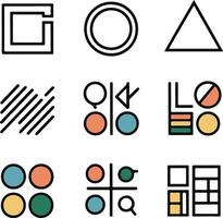 Graphics design elements vector
