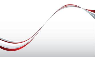 Abstract Red and Gray Wavy Lines Background vector