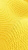 Fractal background with circles, seamless loop. Animation. Abstract waving texture with small particles of yellow color. video