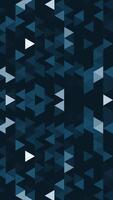Random flying digital abstract neon triangles, motion abstract futuristic background. Media. Contrasting blinking small triangles on a dark background. Vertical . video
