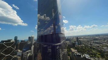 Skyscrapers in Melbourne, from an FPV drone. video