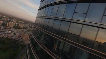 Business center in australia, from an FPV drone. video