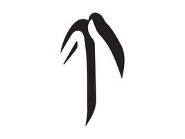 Hand-drawn straight volumetric black arrow isolated on a white background. Concept of direction, navigation, pointers, movement. Design element, symbol, and sign. Doodle vector