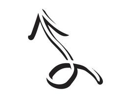 Hand-drawn curved volumetric black arrow isolated on a white background. Concept of direction, navigation, pointers, movement. Design element, sign. Doodle style, sketch vector