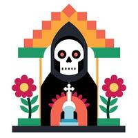 Day of the dead illustration vector
