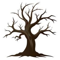 A tree with no leaves on a white background vector