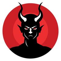 The devil is a symbol of evil and evil vector