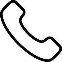 Telephone Icon, Phone Call Sign, Telephone Call Symbol, Technology Related Icon vector