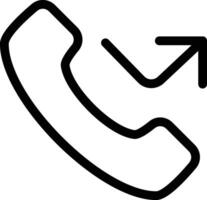 Missed Call Icon, Telephone Icon, Phone Call Sign, Telephone Call Symbol, Technology Related Icon vector