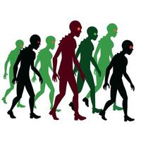 The evolution of man vector