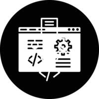 Web Development Illustration Icon vector
