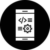 App Development Illustration Icon vector