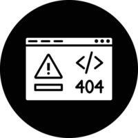 Code Error Illustration Icon vector