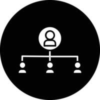 Hierarchy Illustration Icon vector