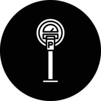Parking Meter Illustration Icon vector