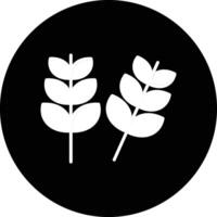 Wheat Illustration Icon vector