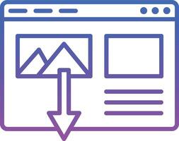 Landing Page Illustration Icon vector