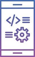 App Development Illustration Icon vector