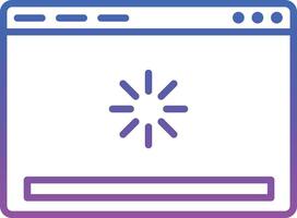 Web Loading Illustration Icon vector