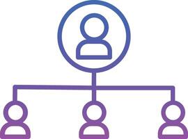 Hierarchy Illustration Icon vector